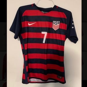 USA Soccer Jersey Number 7 No Name Medium